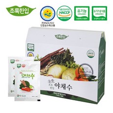 유기농샵 생생 유기농 야채수 주스, 30포, 110ml