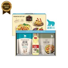 부침가루선물세트
 곰표 고귀한 3종 밀가루 콩기름 부침가루 (10세트/1박스) 설날선물 명절선물