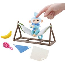 작은 손바닥 원숭이 하그민 나카요시 룸 세트 (반짝이 아쿠아), 1개