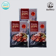 [청년푸줏간] 춘천닭갈비 1kg, 3개