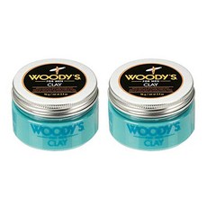 WOODY'S 남성 헤어 스타일링 제품 2개 세트 옵션 택1, Color = Matte Finish Clay, 본문참고, 본문참고