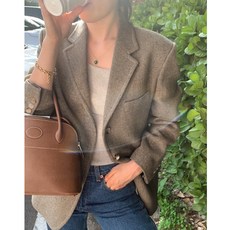 럭키슈에뜨트위드자켓