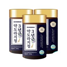 [황토농원] 국내산 3년근 약도라지청 250g 3병, 3개