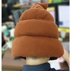 똥 응가 모자 1pcs 대변 특이한 모자 귀여움 인싸템 팬싸템 파티 생일