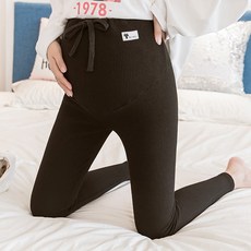 쿠밍 여성용 임산부 복부 골지 레깅스 밍 여성용 임산부 복부 골지 레깅스