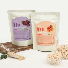 [오늘도]고소한 아기과자 봉봉팝 x 6개사당 감귤 단호박 양파 자색고구마 현미, 봉봉팝 사당(사과당근) x 6개