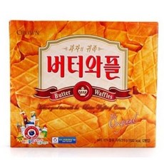 크라운제과 버터와플, 316g, 7개