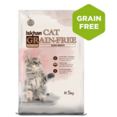  이즈칸 캣 그레인프리 중성화체중관리 건식사료, 닭, 15kg, 5kg3개 