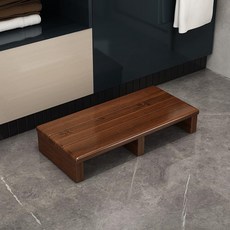 사무실발받침대 책상발받침대 컴퓨터 사무용 원목 나무 발받침대, F_가로 50 x 세로 30 x 높이 15 방, 1개