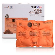 일월 냉온 면 황토찜질팩, 1개