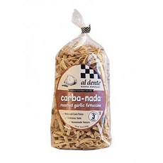 Al Dente Pasta Carba-Nada Roasted Garlic Fettuccine 10 Ounce Bag, 없음, 1개