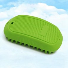 강아지 고양이 목욕 빗 브러쉬 애완 동물 브러시 샴푸 및 마사지 개를위한 훌륭한 그루밍 칫솔모가 느슨한 머리카락을 부드럽게 제거하고 청소하기 쉬운 N06, 초록, 협력사