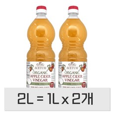 ACETUM 유기농 사과식초, 2L, 1개