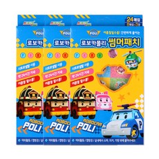 로보카폴리 썸머 패치 24p, 혼합색상, 3개