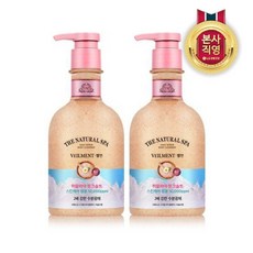 LG생활건강 벨먼 스파 수분광채 핑크솔트 스크럽 바디워시 400ml x 2개