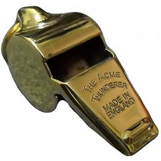 Acme Thunderer No 60.5 작고 단단한 황동 완두콩 휘슬, 1, 단일옵션