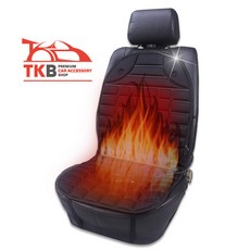 티커벨 TKB 엠보 불가마 차량용 열선시트 커버, 1개, 운전석 시트 1p 24V