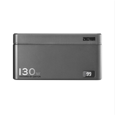 지윤 MOLUS 130W 대용량 휴대용 보조배터리, 1개, CH100W03 (B)_블랙