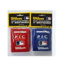 [윌슨] WILSON 손목밴드 야구손목밴드 wristbands, 블루