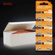 배터리 개 버튼 D379 산화물 AG0 LR521 SR63 179 15V 실버 379A 배터리 셀 379 시계 코인 SR521SW 개50 알카라인 2, 50개