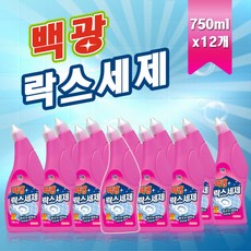 백광 락스세제 750mlx12개 싱크대 변기 욕실 세정제