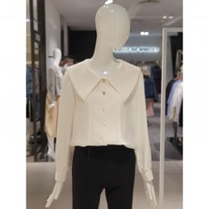 올리브데올리브 하트단추 빅카라 블라우스 YW4SB718 (574085 )