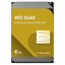 Western Digital 6TB WD Gold Enterprise Class - 7200 RPM SATA 6 Gbs 256MB - WD6004FRYZ - wd6tb