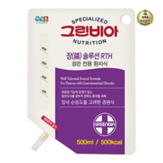 정식품 그린비아 장솔루션 RTH 경관전용환자식 1BOX(500ml x 20입), 10L, 1개