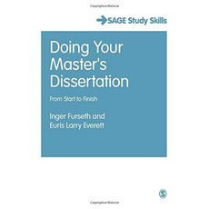 석사 학위 논문 작성 : 처음부터 끝까지 (Sage Study Skills Series) (Student Success), 단일옵션