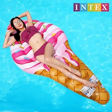 케이에스몰 인텍스 INTEX 58762 소프트 아이스크림 튜브 물놀이튜브 수영용품 해먹튜브 보트 풀장튜브