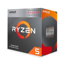 AMD 라이즌 5 4600G 6코어 12-스레드 언록 데스크탑 프로세서 - amd