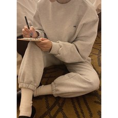 아이엠헤이 자체제작 (Made By Hey) Sweat shirt & Jogger Pants 트레이닝복세트 맨투맨 조거팬츠 세트 여성용