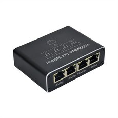 컴퓨터 허브 스위치 라우터 셋톱 박스 디지털 TV용 기가비트 이더넷 분배기 1000Mbps RJ45 LAN 인터넷 1-2/3/4, 01 1 to 4, 1개