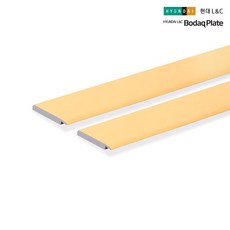 [현대L&C]손쉽게 붙이는 보닥플레이트 몰딩 로터스 머스터드 2개입/패널/셀프인테리어/루바/우드패널, 단일상품