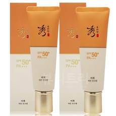 수려한 비책 자단 선크림 50ml X 2개