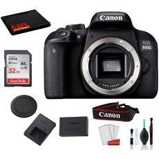 캐논 EOS 800D(Rebel T7i) 액세서리 번들 샌디스크 32GB SD 카드 + 디럭스 DSLR 청소 키트 + 추가 - 국제 모델 : 카메라 &amp;, 단일옵션