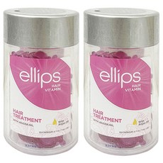 엘립스 헤어 비타민 트리트먼트 호호바 오일 + 아르간 50 소프트캡슐, 2개, 1ml