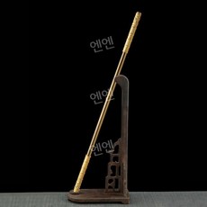 봉술 장봉 스테인리스 스틱 수련용 태극봉 개 훈련 등봉 수련, 청동, 1개