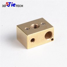 핫엔드 황동 히팅 블록 고온 히터 3D 프린터 부품 V6 22x16x11 5mm 1