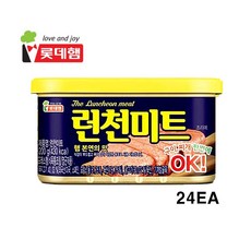 롯데햄 런천미트, 200g, 24개