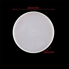 레진트레이 타원형 보관 트레이 금형 코스터 UV 에폭시 수지 가족 파티 테이블 한 차 실리콘, MD3409, 1개