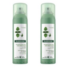 Klorane 클로란 퓨리파잉 드라이 샴푸, 2개, 150ml