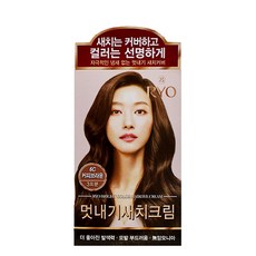 려 우아채 멋내기 새치크림 염색약 120g 1+1 흰머리염색 부분염색 뿌리염색, 5개, 6C커피브라운