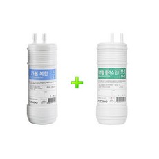 쿠쿠 정품 CP-TS100S 사용 정수기 2종 교체 필터세트 (품절 시 대체출고: 08/12), 카본복합필터 + 네추럴필터, 1개