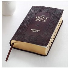 영어 성경책 킹 제임스 버전 성경브라운 모조 가죽 2019 영문 원서 바이블 KJV