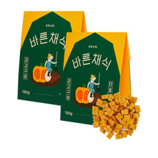  반려소반 강아지 바른채식 간식 150g, 군고구마+단호박, 6개 