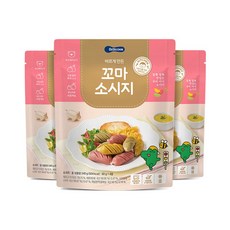 베베쿡 바르게 만든 꼬마 소시지 3개, 단품, 240g