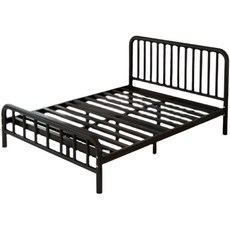 클래식 철제 침대프레임 스튜디오 엔티크 인테리어, 1800mmx2000mm 화이트