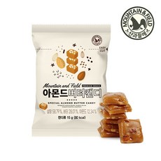 [산과들에] 아몬드콕콕 토피넛 아몬드버터캔디 20봉, 15g, 20개