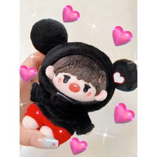 무속성 솜인형 솜깅이 10cm 옷 몸체 지지와 야야, 10CM 인형 야야( 끈있음)